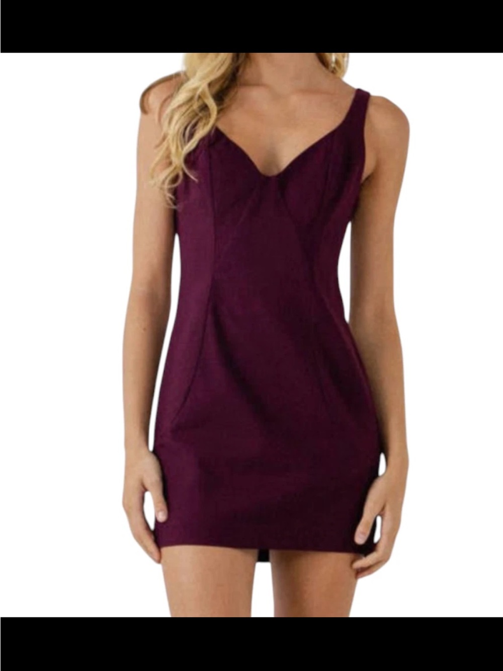 Endless Rose Plum Bodycon Mini Dress